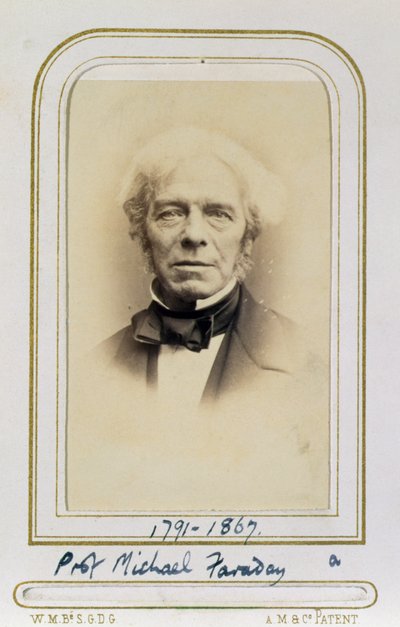 Ritratto di Michael Faraday (1791-1867) da J.C. Watkins